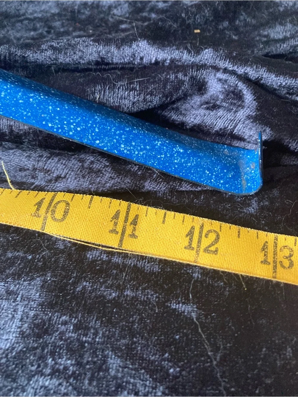 Blue Speckled Enamel Ladle vintage Farmhouse